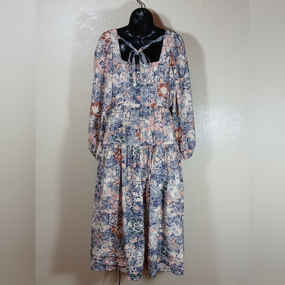 Anthropologie Moon River Floral Dress size Small - Picture 4 of 13